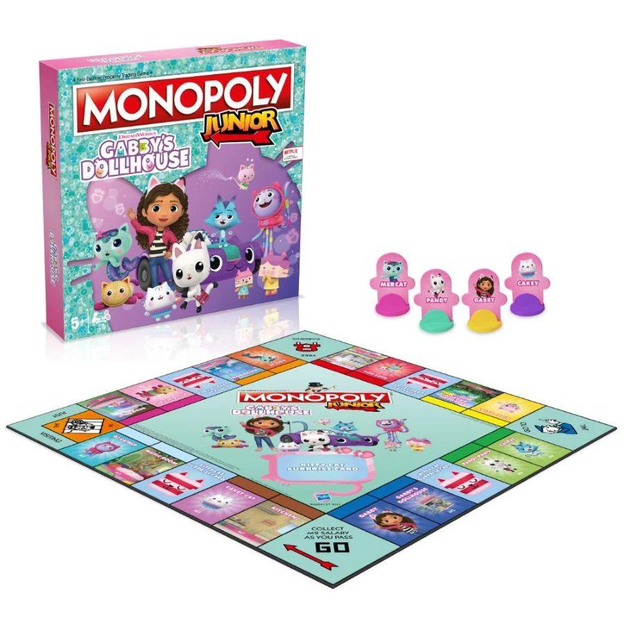 WINWM04157 Monopoly - Gabby's Dollhouse Junior Edition - Winning Moves - Titan Pop Culture