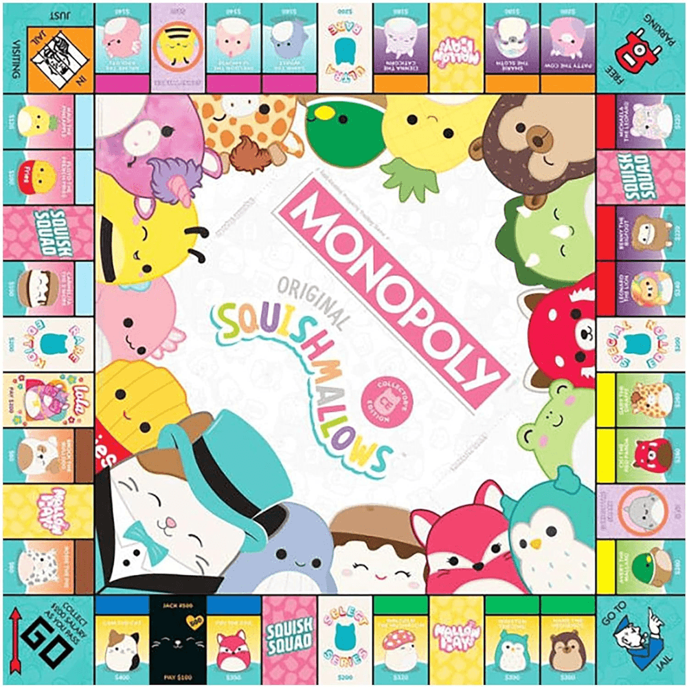 WINWM04179 Monopoly - Squishmallows Edition - Winning Moves - Titan Pop Culture