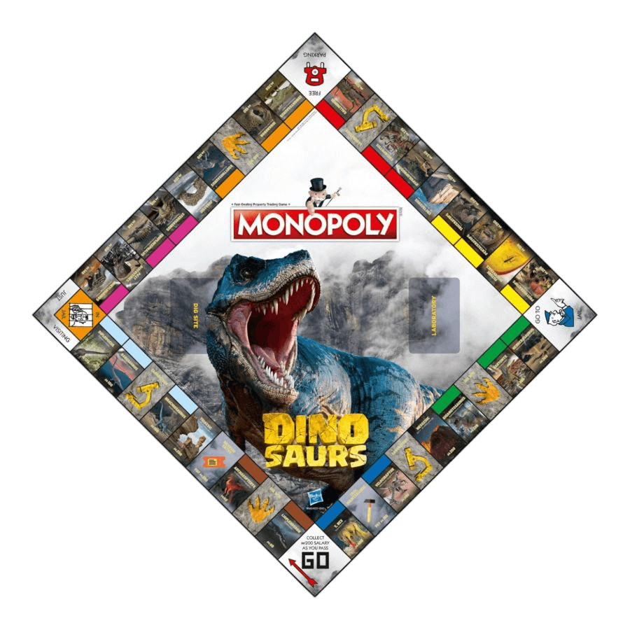 WINWM04251 Monopoly - Dinosaurs Edition - Winning Moves - Titan Pop Culture