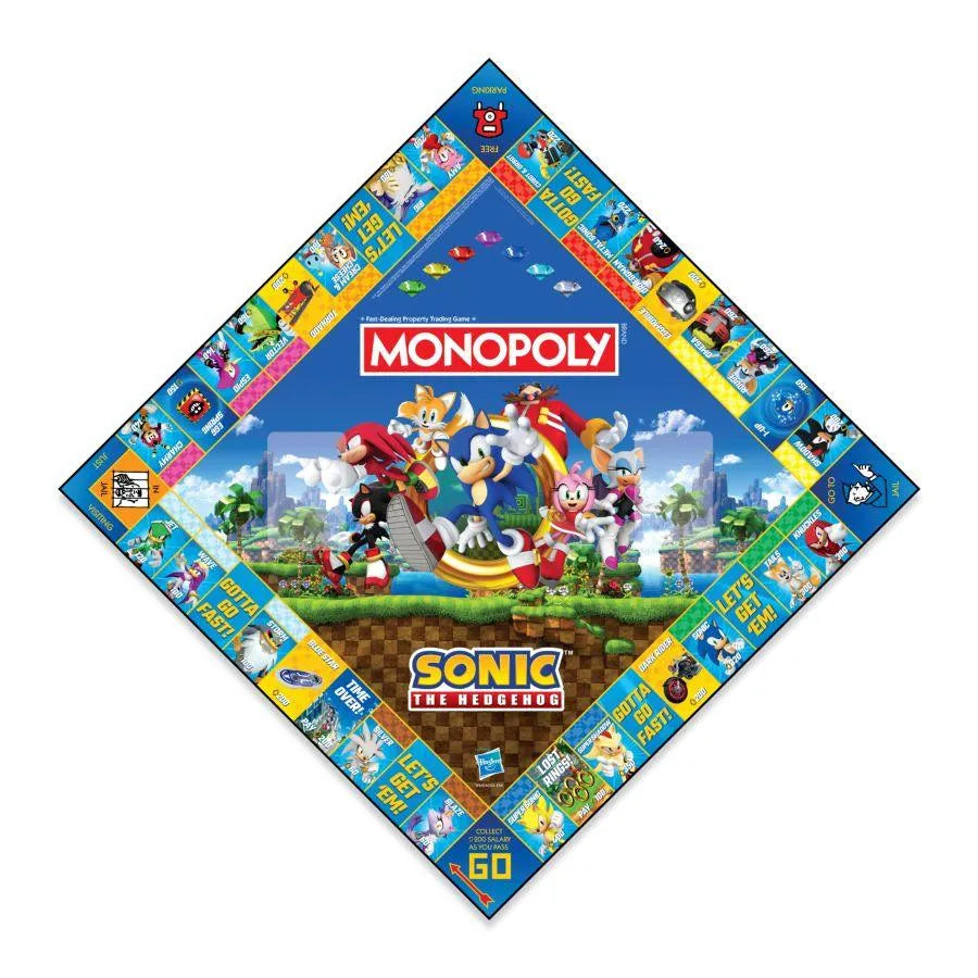 WINWM04624 Monopoly - Sonic The Hedgehog Edition - Winning Moves - Titan Pop Culture