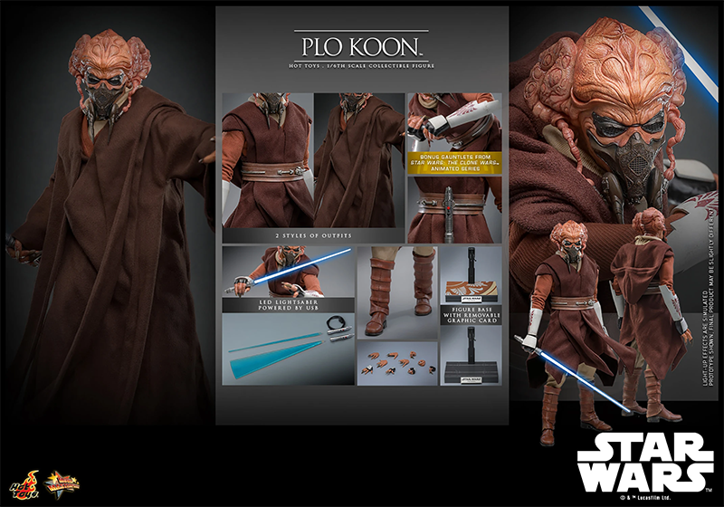 Star Wars: Revenge of the Sith - Plo Koon 1:6 Scale Collectable Action Figure