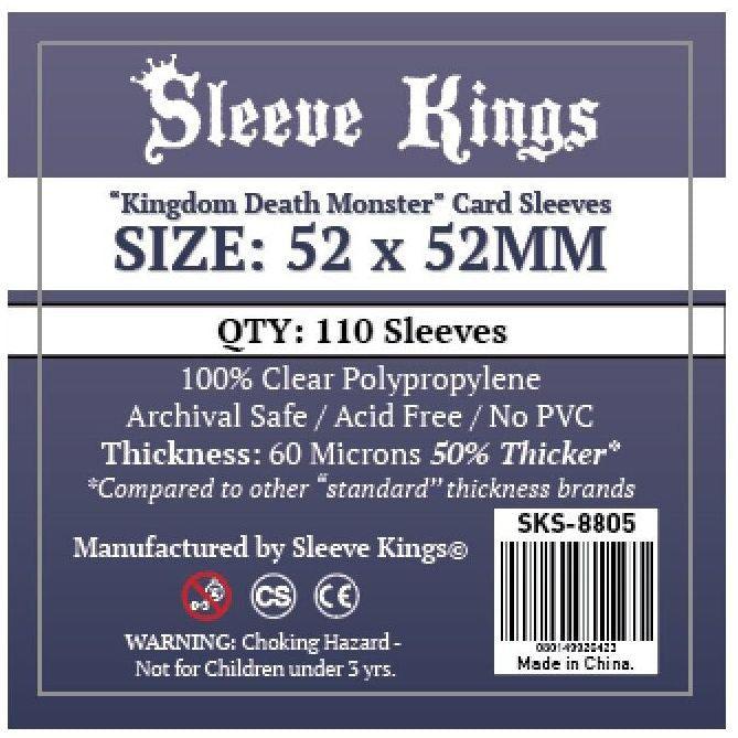 Sleeve Kings Board Game Sleeves Kingdom Death Monster (52mm x 52mm) (110 Sleeves Per Pack)