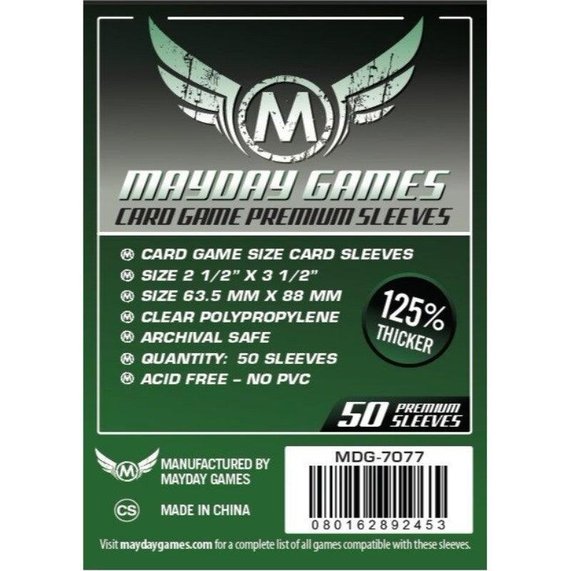 VR-53826 Mayday - Premium Card Game Sleeves (Pack of 50) - 63.5 MM X 88 MM (Dark Green) - Mayday - Titan Pop Culture