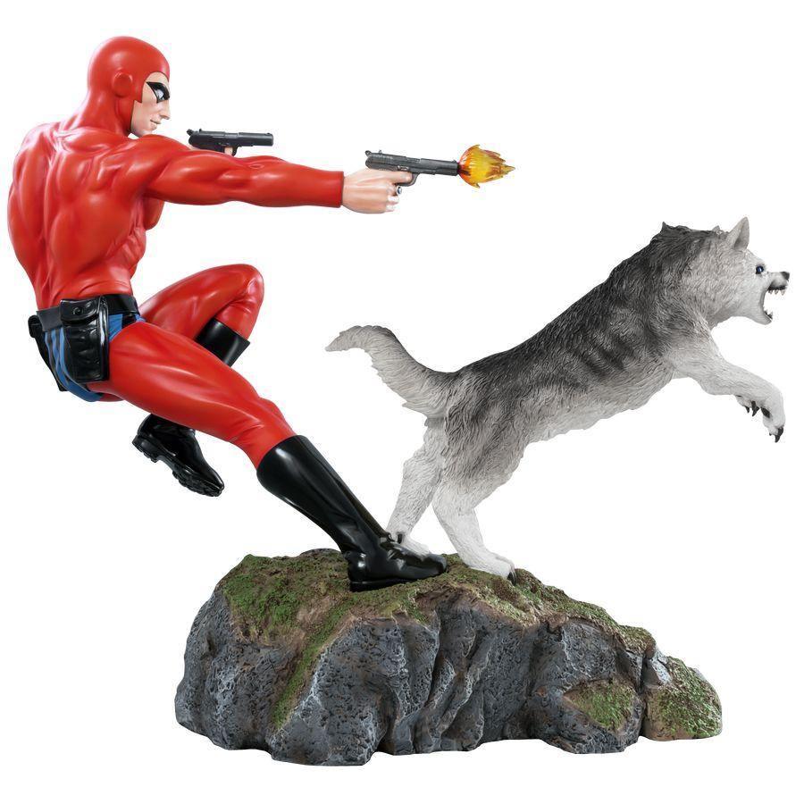 10144 The Phantom - Phantom and Devil Red Suit Statue - Ikon Design Studio - Titan Pop Culture