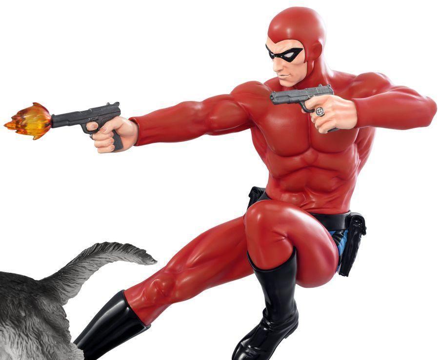 10144 The Phantom - Phantom and Devil Red Suit Statue - Ikon Design Studio - Titan Pop Culture