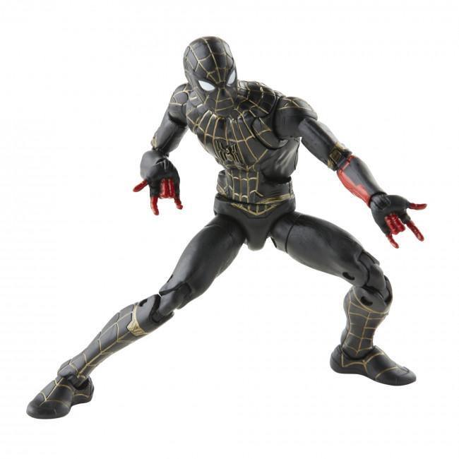 21130 Marvel Legends Series Black & Gold Suit Spider-Man 6-inch Collectible Action Figure Toy - Hasbro - Titan Pop Culture