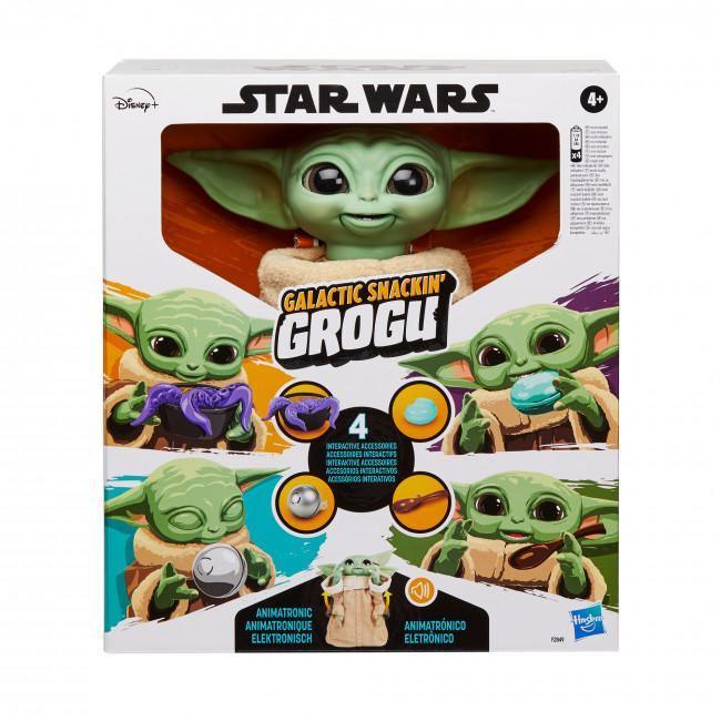 21971 Star Wars: Galactic Snackin' Grogu Animatronic Toy - Hasbro - Titan Pop Culture