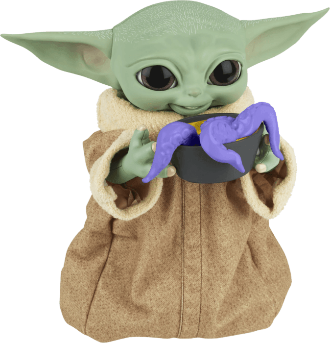21971 Star Wars: Galactic Snackin' Grogu Animatronic Toy - Hasbro - Titan Pop Culture