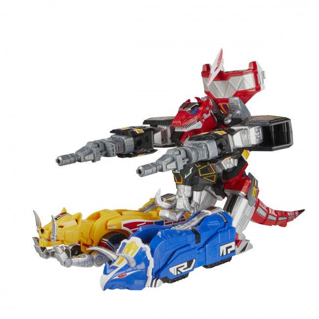 22599 Power Rangers Lightning Collection: Zord Ascension Project - Mighty Morphin Dino Megazord Collectible Premium Figure - Hasbro - Titan Pop Culture