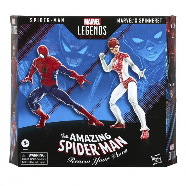22906 Marvel Legends Series: The Amzing Spider-Man - Spider-Man and Marvel's Spinneret Action Figure 2-Pack - Hasbro - Titan Pop Culture