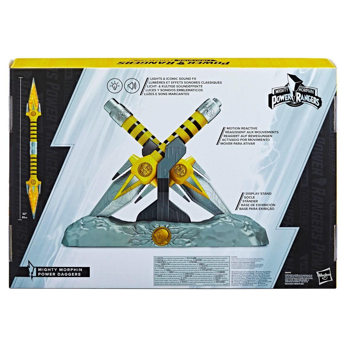 23294 Power Rangers Lightning Collection Mighty Morphin Yellow Ranger Power Daggers - Hasbro - Titan Pop Culture