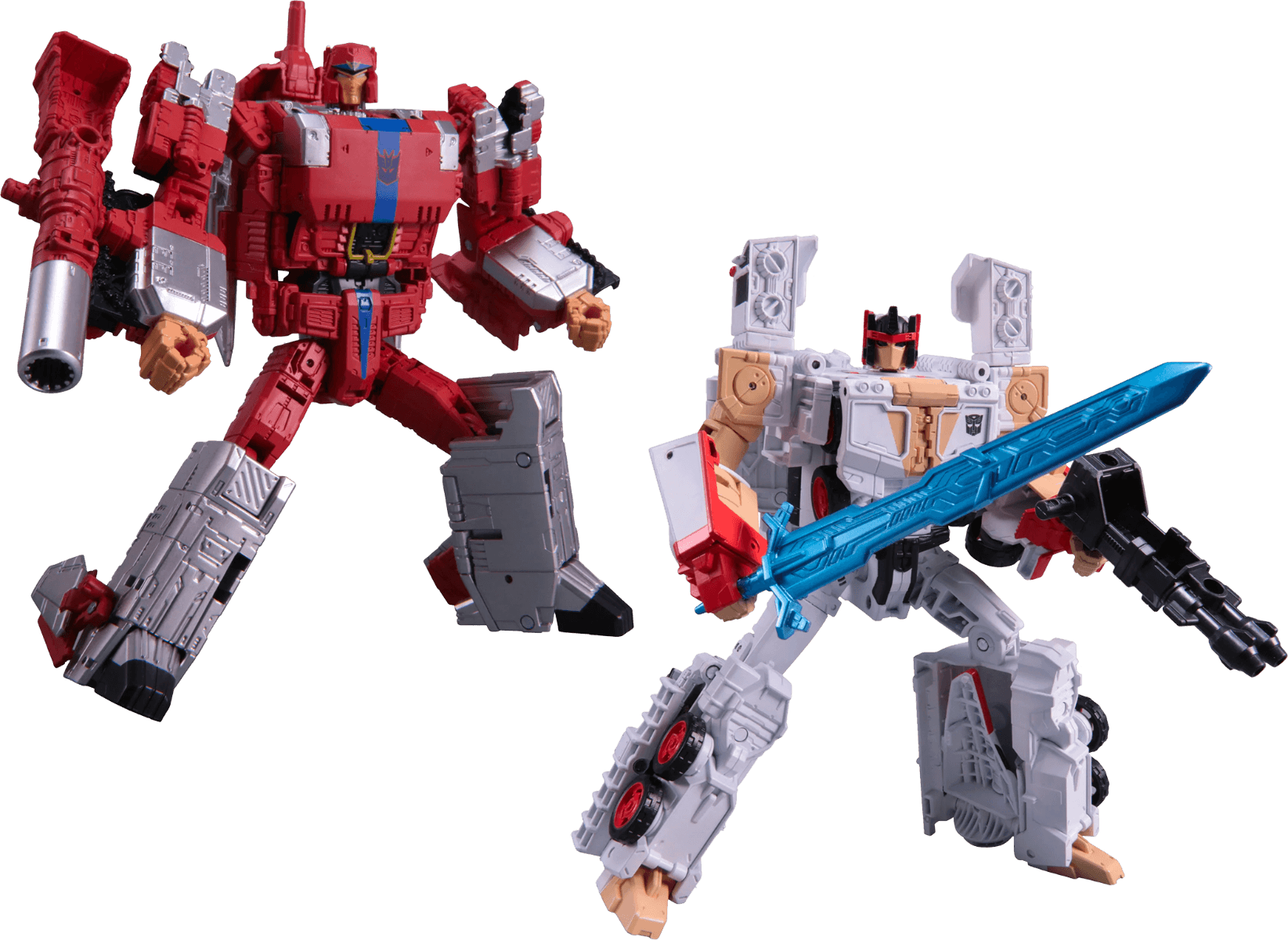 23906 Transformers Collaborative: Street Fighter 2 Mash-Up - Optimus Prime (Ryu) vs Megatron (M Bison) - Hasbro - Titan Pop Culture
