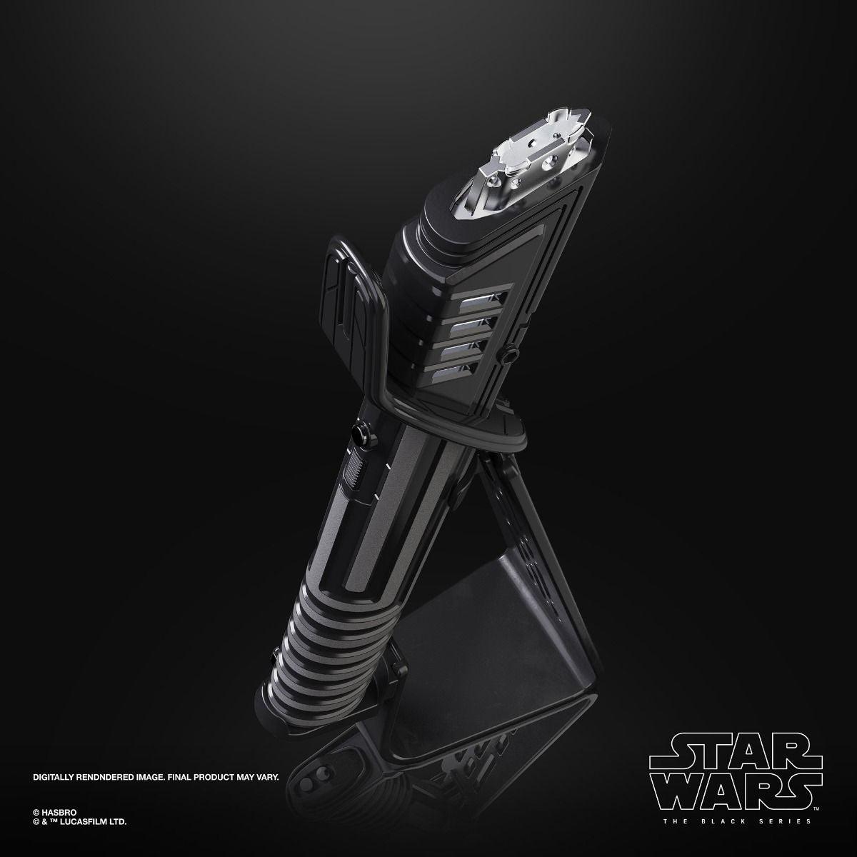 24602 Star Wars The Black Series Mandalorian Darksaber Force FX Elite Lightsaber - Hasbro - Titan Pop Culture