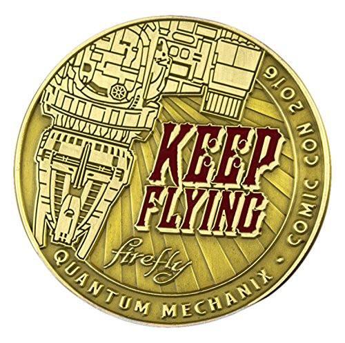30619 Firefly Challenge Coin Keep Flying SDCC 2016 Exclusive - Quantum Mechanix - Titan Pop Culture