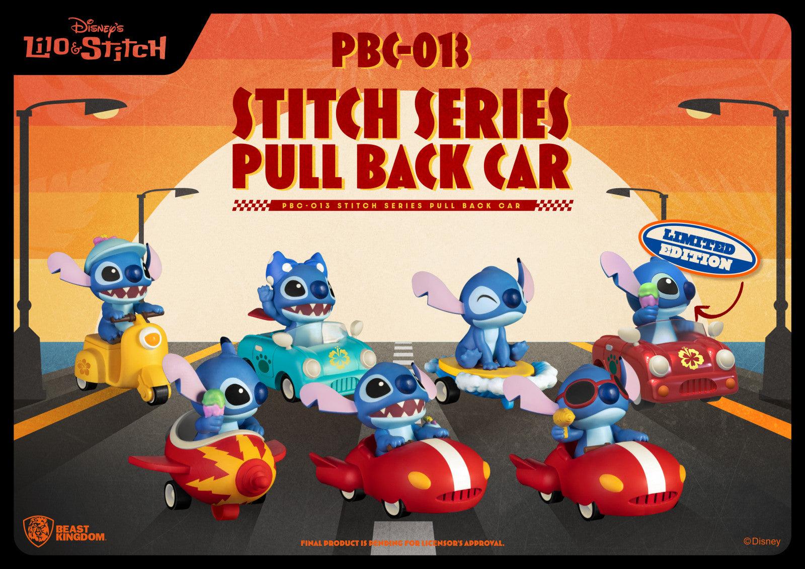 Beast Kingdom Pull Back Car Series Stitch Series (6 in the Assortment)