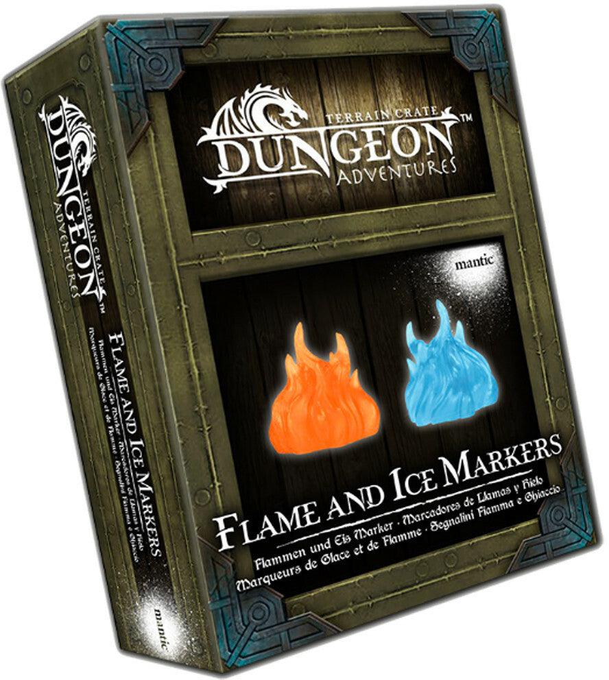 Terraincrate Dungeon Adventures Flame And Ice Markers