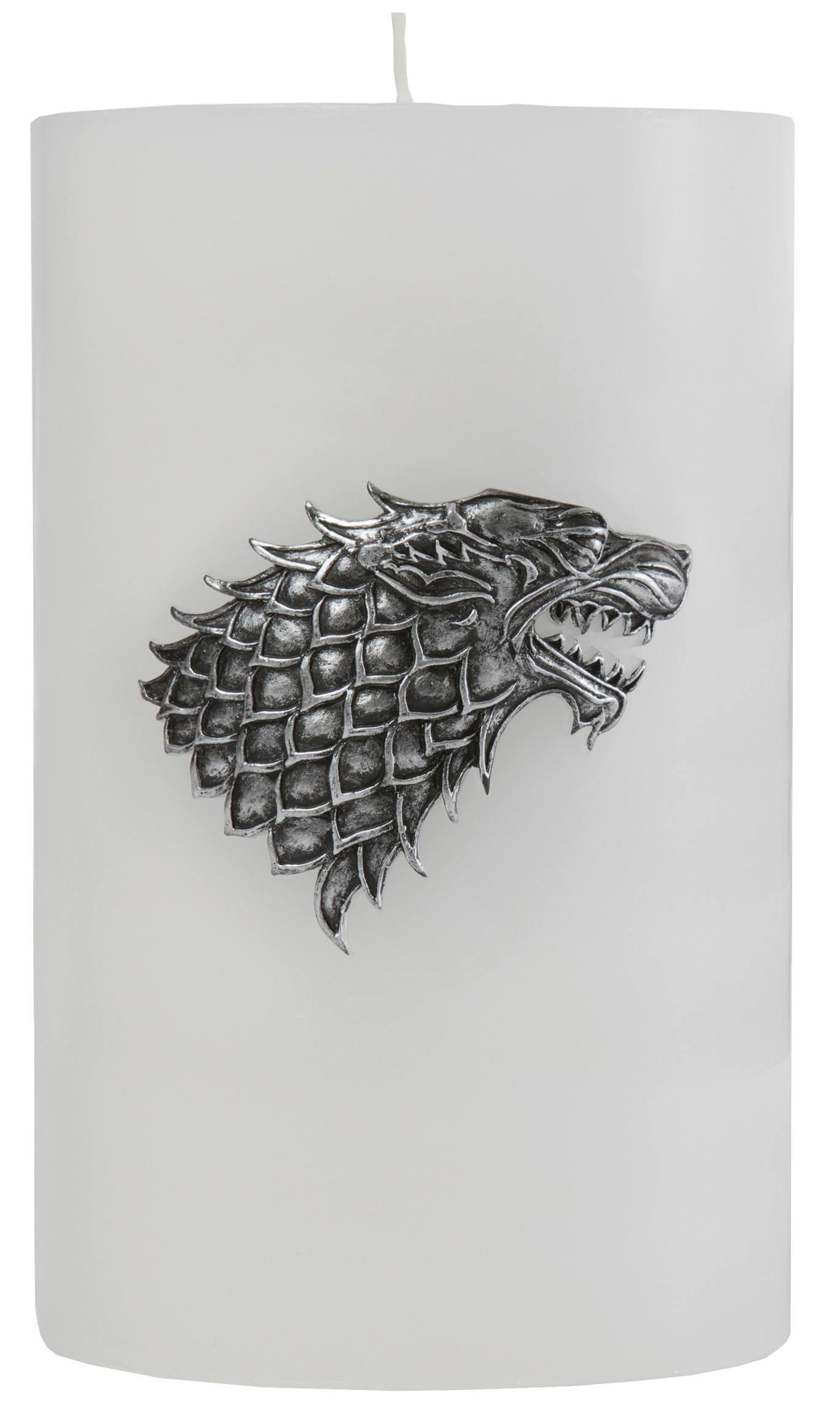 55435 Game of Thrones House Stark Large Sculpted Sigil Candle - Insight Editions - Titan Pop Culture
