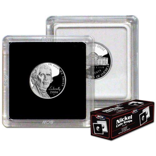 BCW Coin Snap Black Nickel (2" x 2")