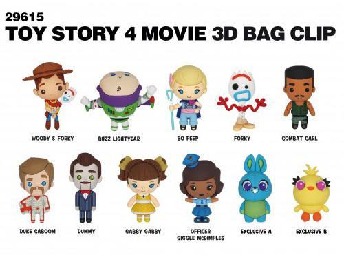 72746 Keyring 3D Blind Bag Disney Toy Story 4 Movie (CDU of 24) - Monogram International - Titan Pop Culture