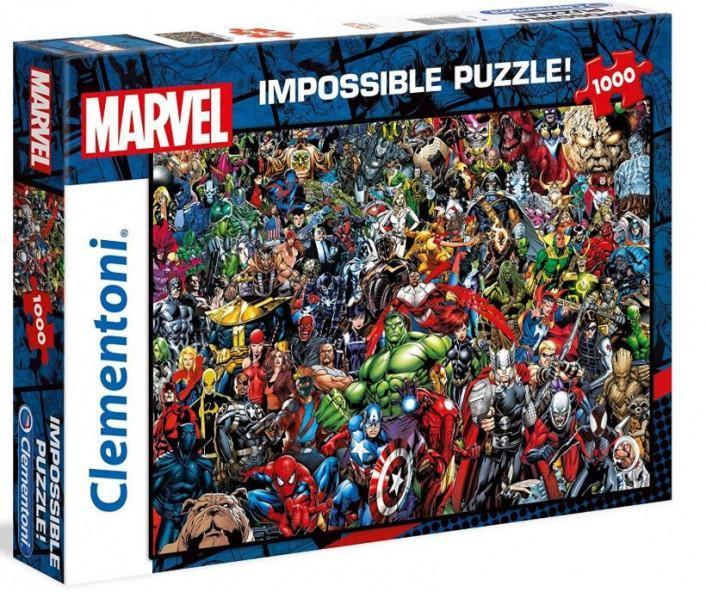 8005125394111 Clementoni Puzzle Marvel Impossible Puzzle 1,000 pieces - VR Distribution - Titan Pop Culture