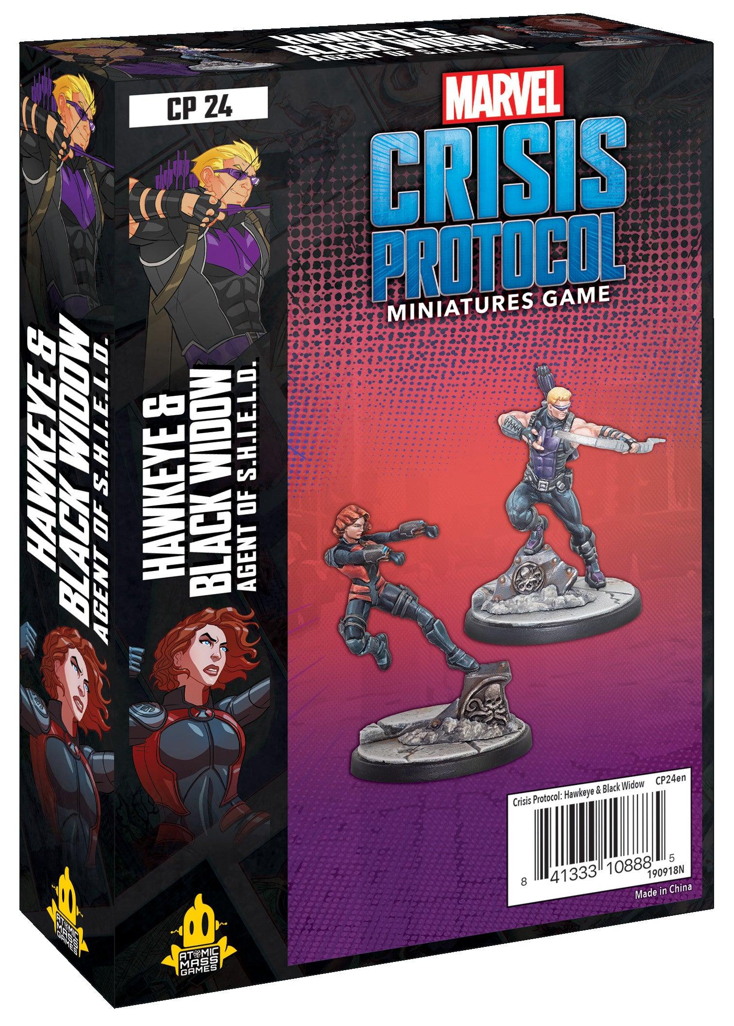 Marvel Crisis Protocol Hawkeye and Black Widow