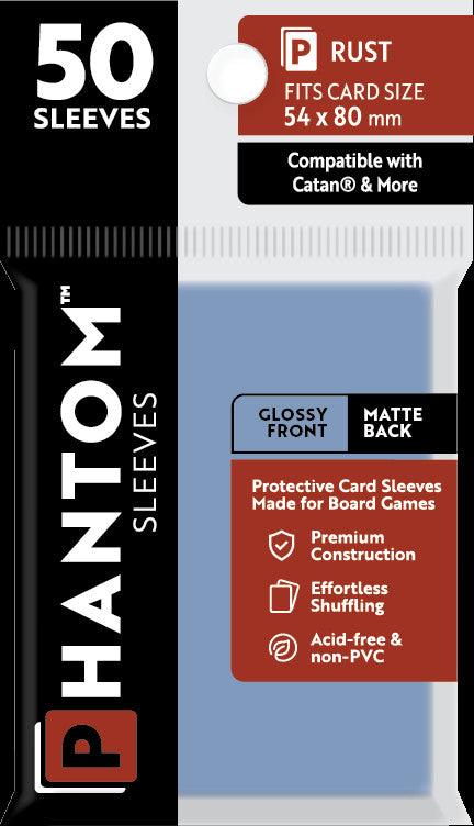 Phantom Sleeves: Rust Size (54mm x 80mm) - Gloss/Matte (50)