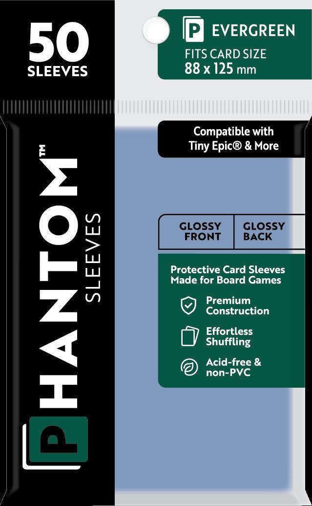 Phantom Sleeves: Evergreen Size (88mm x 125mm) - Gloss/Gloss (50)