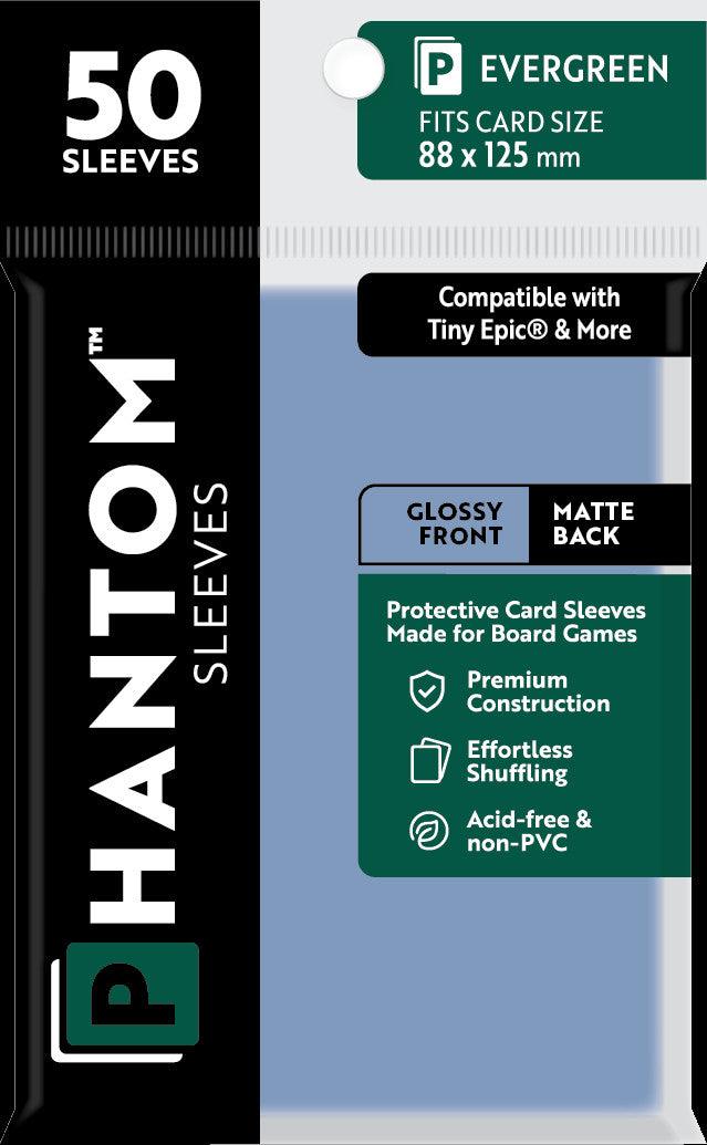 Phantom Sleeves: Evergreen Size (88mm x 125mm) - Gloss/Matte (50)