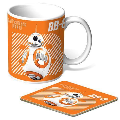 9314783527045 Star Wars Coffee Mug and Coaster Pack BB8 - Licensing Essentials - Titan Pop Culture