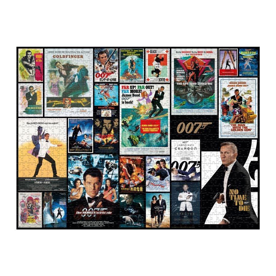 94120 James Bond 007 All Movies Poster Puzzle 1,000 pieces - Winning Moves - Titan Pop Culture