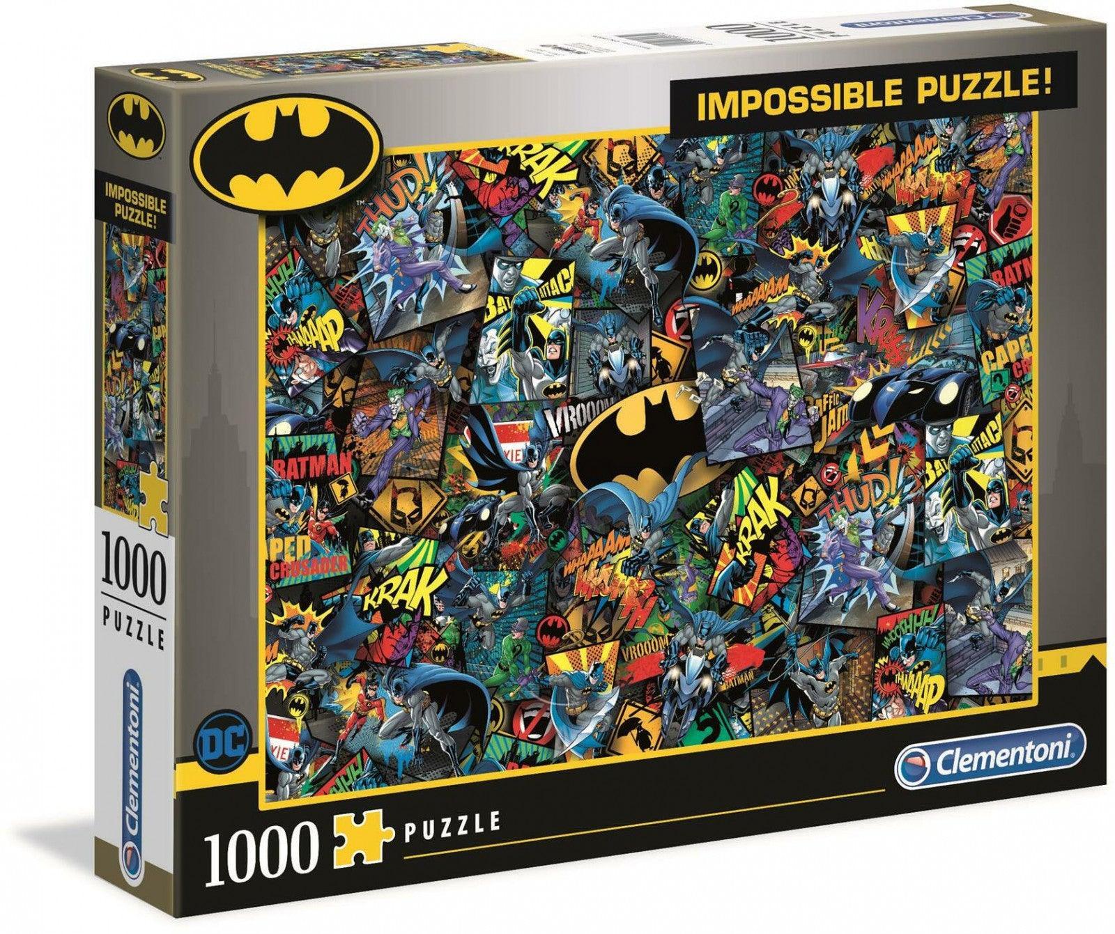Clementoni Puzzle Batman Impossible Puzzle 1,000 pieces  Clementoni Titan Pop Culture