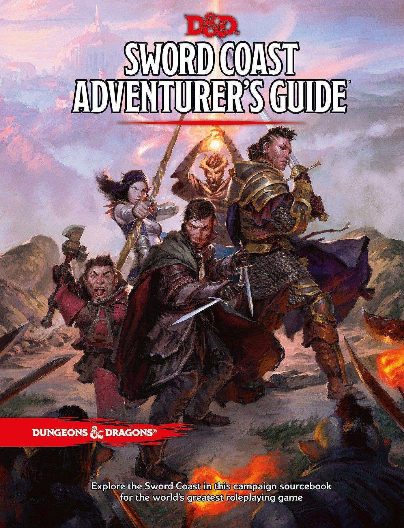 VR-87492 D&D Dungeons & Dragons Sword Coast Adventurers Guide Hardcover - Wizards of the Coast - Titan Pop Culture