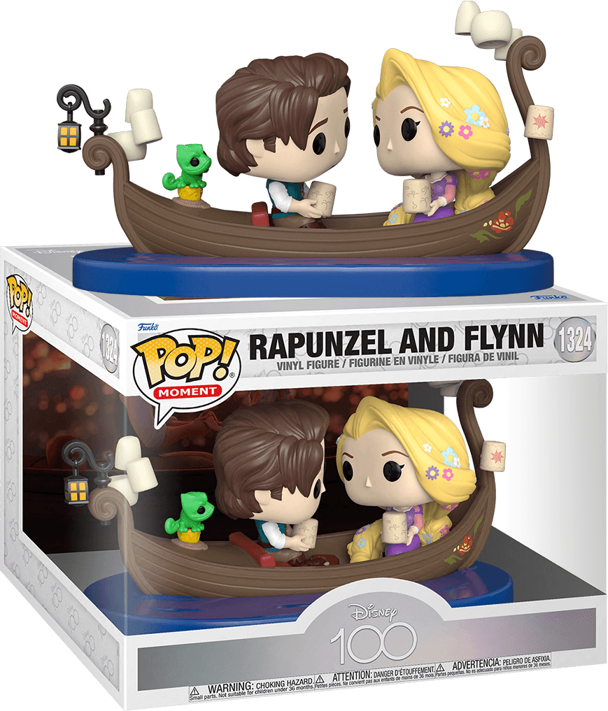 Disney 100th - Rapunzel & Flynn Boat Pop! Moment Funko Titan Pop Culture