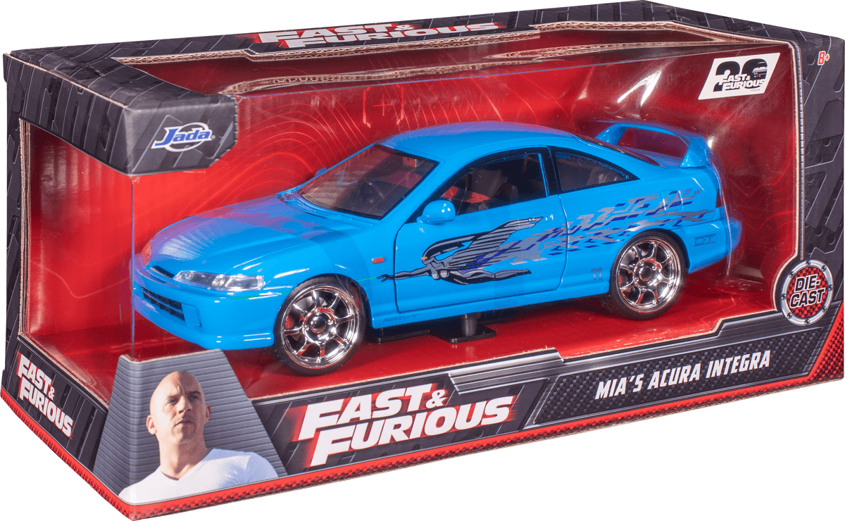 Fast and Furious 8 - Mia's Acura Integra Type R 1:24 Scale Hollywood Ride Jada Toys Titan Pop Culture
