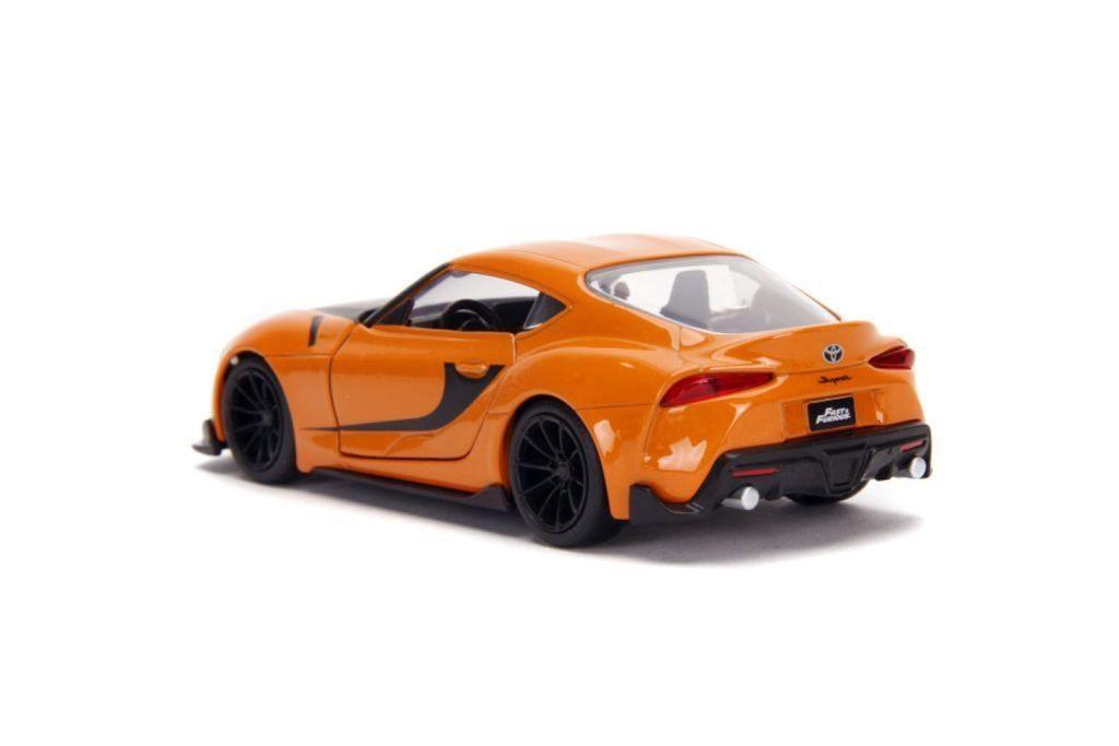 Fast and Furious 9: The Fast Saga - 2020 Toyota Supra Metallic Orange 1:32 Scale Hollywood Ride  Jada Toys Titan Pop Culture