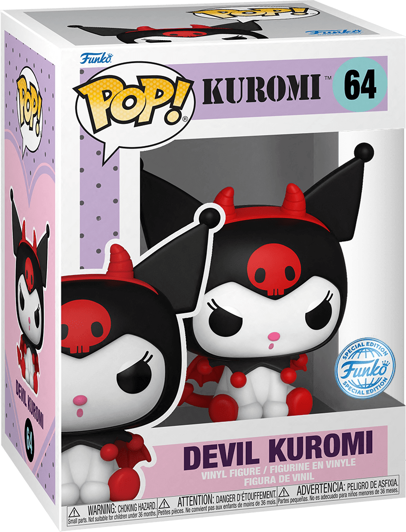 Hello Kitty - Devil Kuromi US Exclusive Pop! Vinyl [RS] Funko Titan Pop Culture