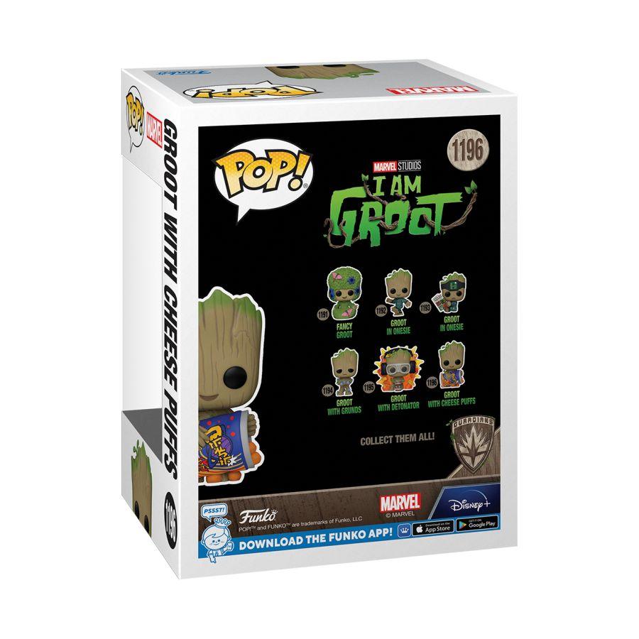 FUN70654 I Am Groot (TV) - Groot w/Cheese Puffs Pop! Vinyl - Funko - Titan Pop Culture