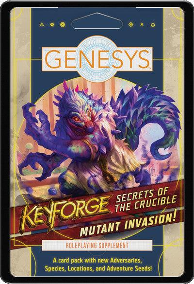 Keyforge Genesys - Secrets of the Crucible Mutant Invasion Fantasy Flight Games Titan Pop Culture