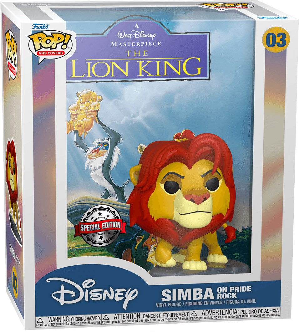 Lion King - Simba on Pride Rock US Exclusive Pop! Cover [RS]  Funko Titan Pop Culture