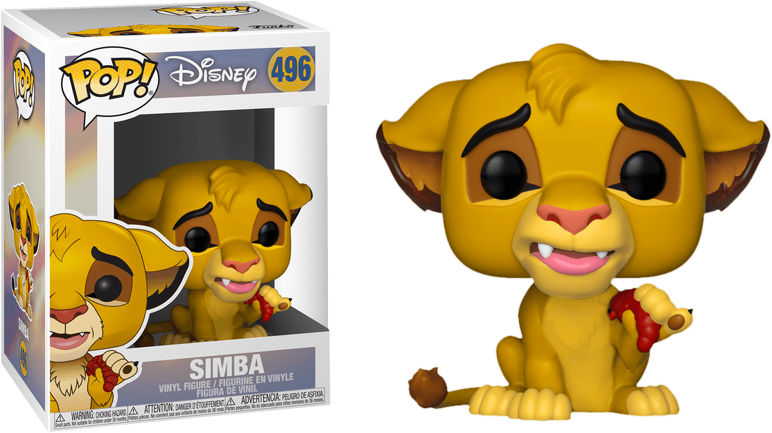 Lion King - Simba with Bug Pop! Vinyl Funko Titan Pop Culture