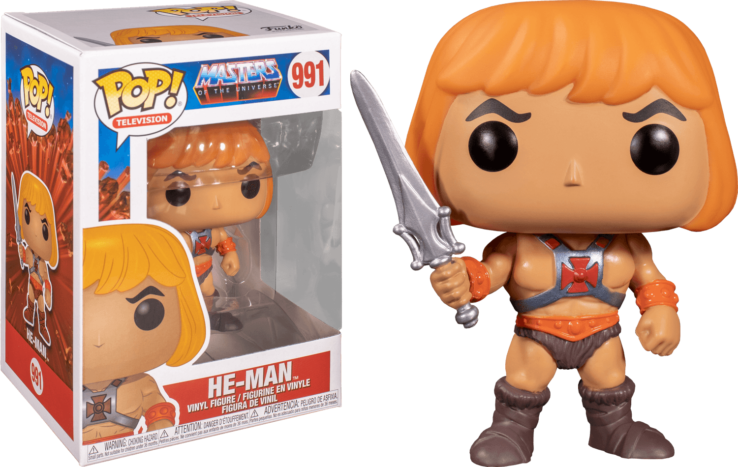 FUN47748 Masters of the Universe - He-Man Pop! Vinyl - Funko - Titan Pop Culture