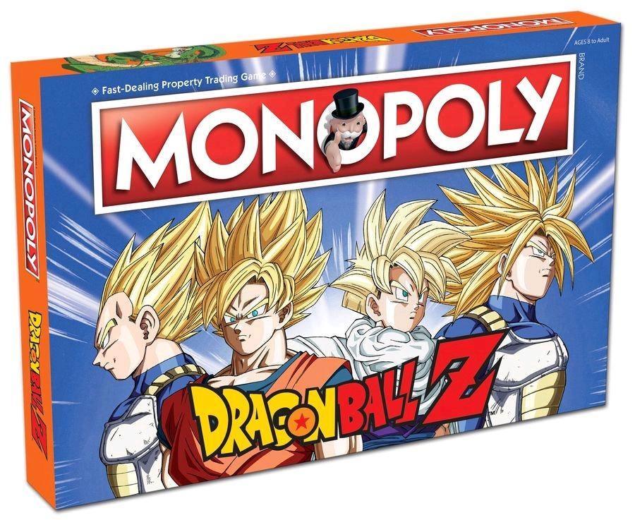Monopoly - Dragon Ball Z Edition  Winning Moves Titan Pop Culture