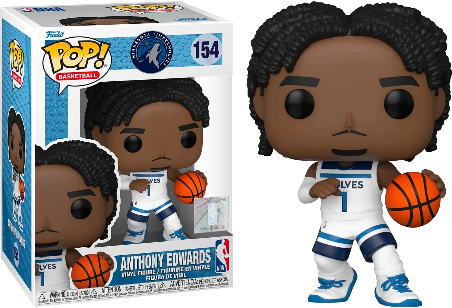 FUN65794 NBA - Minnesota Timberwolves - Anthony Edwards Pop! Vinyl - Funko - Titan Pop Culture