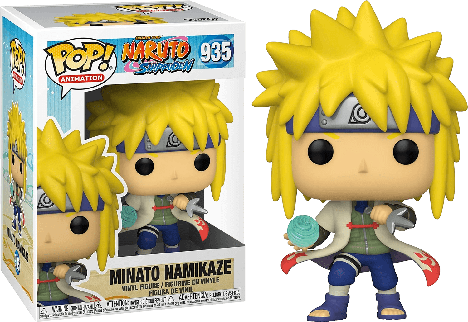 Naruto: Shippuden - Minato (with chase) US Exclusive Pop! Vinyl [RS] Funko Titan Pop Culture