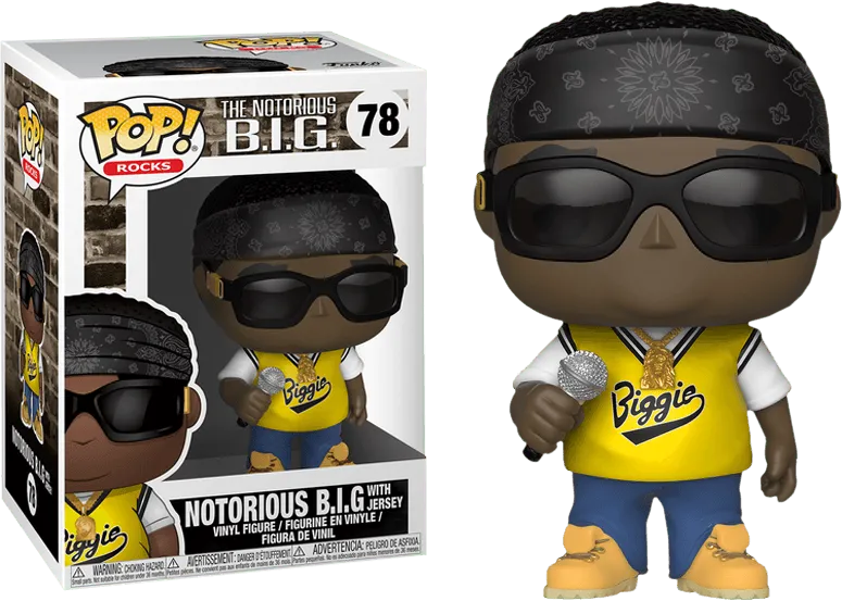 FUN31554 Notorious B.I.G. - Notorious B.I.G. with Jersey Pop! Vinyl - Funko - Titan Pop Culture