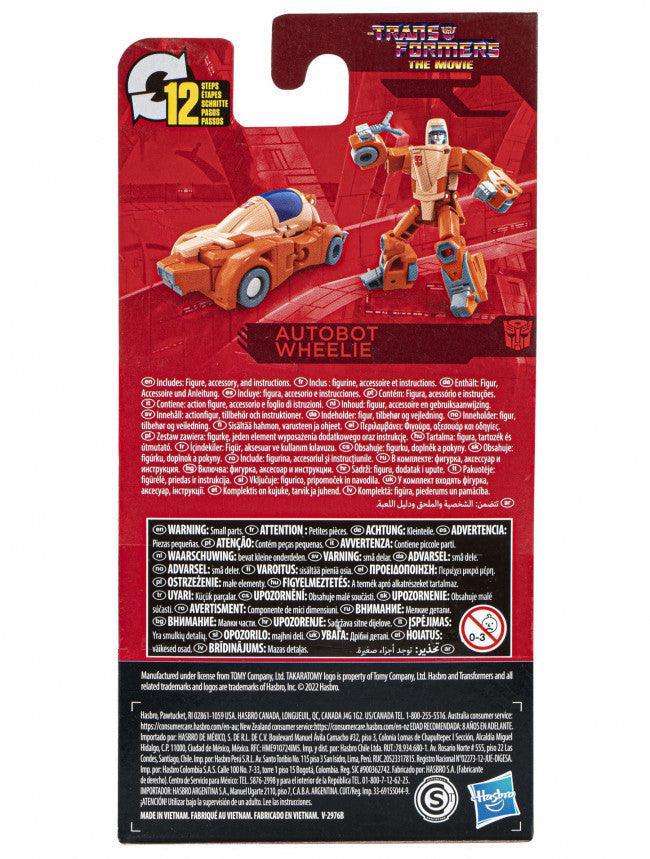 Transformers Studio Series Core Class The Transformers: The Movie Autobot Wheelie  Hasbro Titan Pop Culture