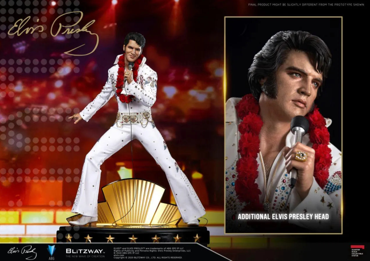 BLIBW-SS-20701 Elvis Presley - Elvis Aaron Presley 1:4 Scale Statue - Blitzway - Titan Pop Culture