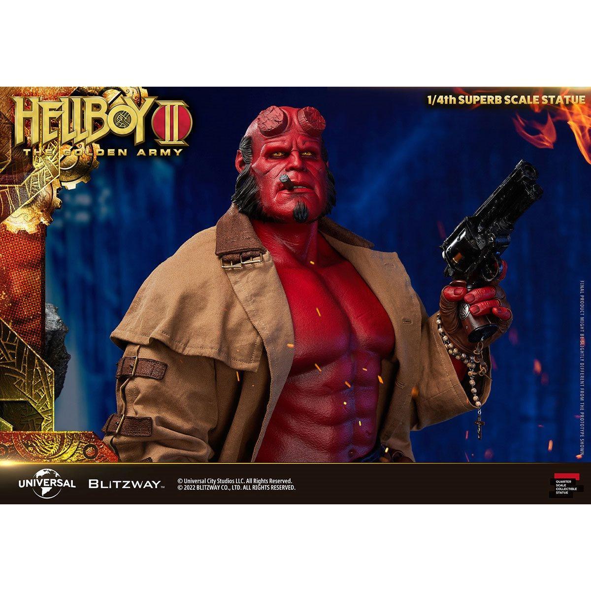 BLIBW-SS-21301 Hellboy 2 - Hellboy 1:4 Scale Statue - Blitzway - Titan Pop Culture