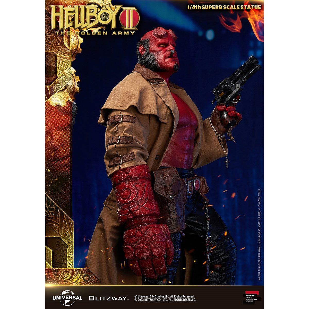 BLIBW-SS-21301 Hellboy 2 - Hellboy 1:4 Scale Statue - Blitzway - Titan Pop Culture