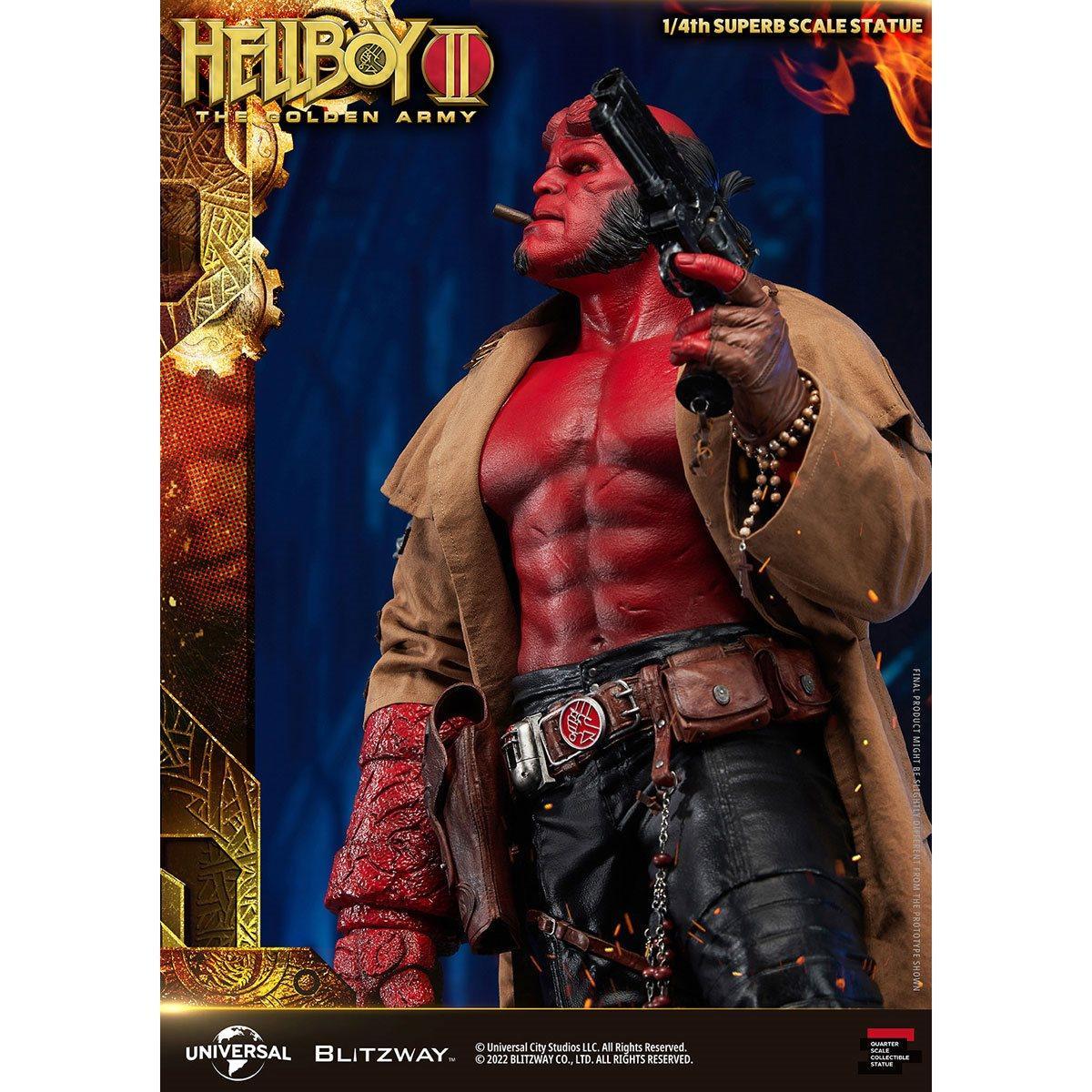 BLIBW-SS-21301 Hellboy 2 - Hellboy 1:4 Scale Statue - Blitzway - Titan Pop Culture